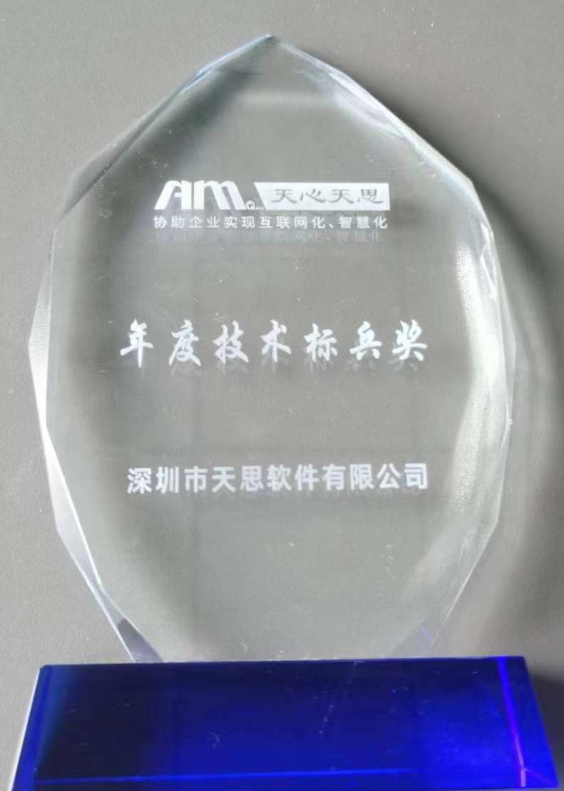 天心天思技术标兵